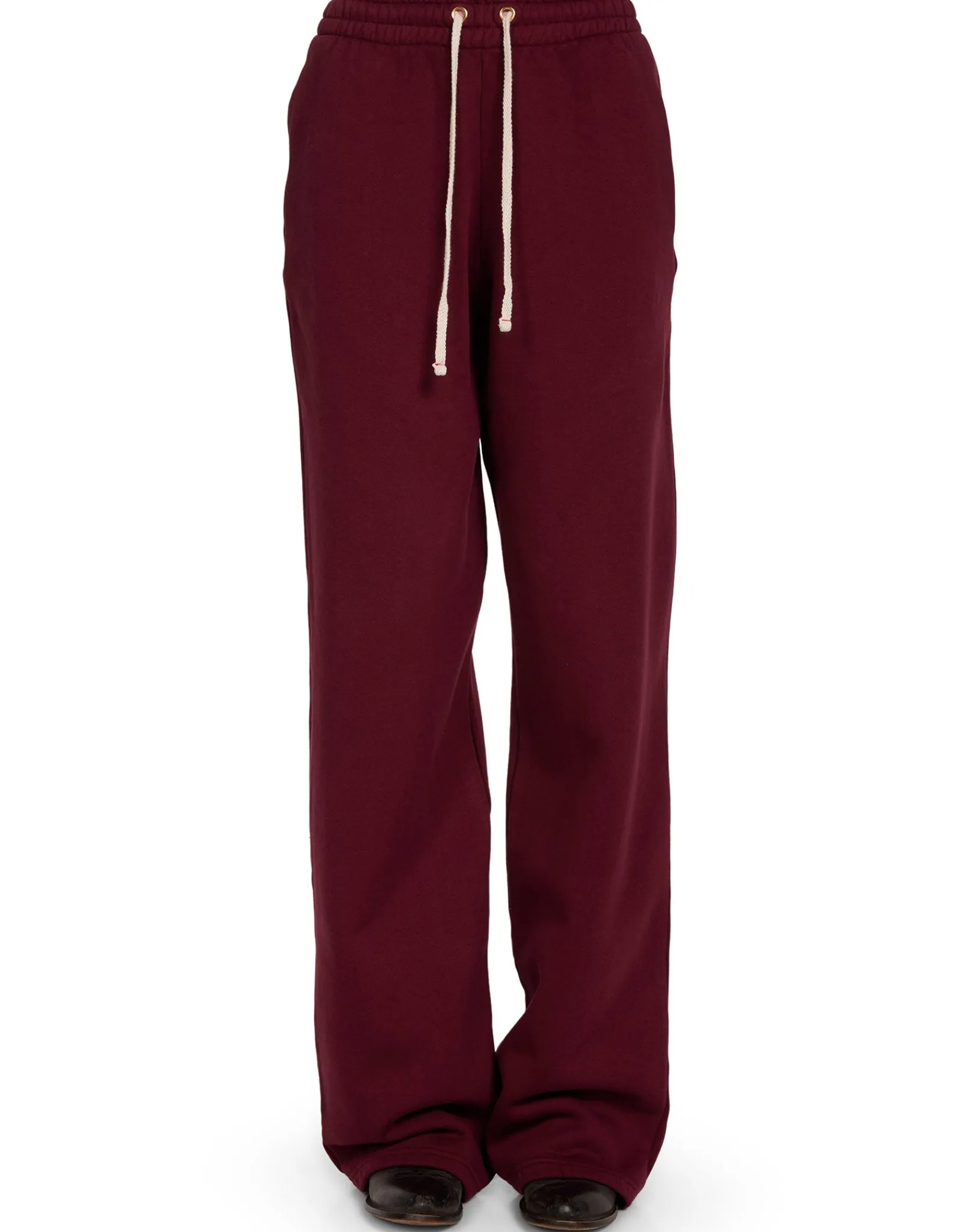 jill_puddle_pant_0-6.webp Fashion LES TIEN Jill Puddle Pant Bordeaux