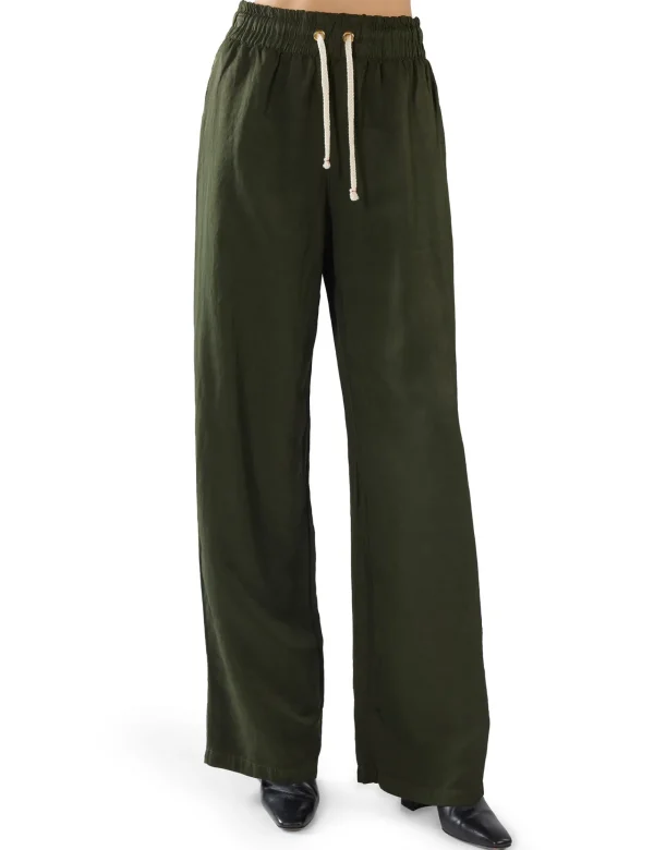 New LES TIEN Jill Puddle Pant Forest