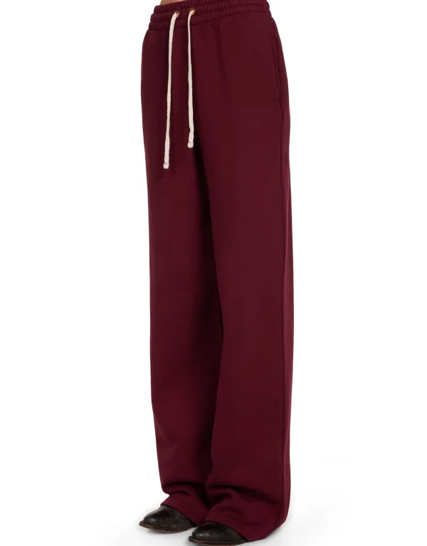 Fashion LES TIEN Jill Puddle Pant Bordeaux
