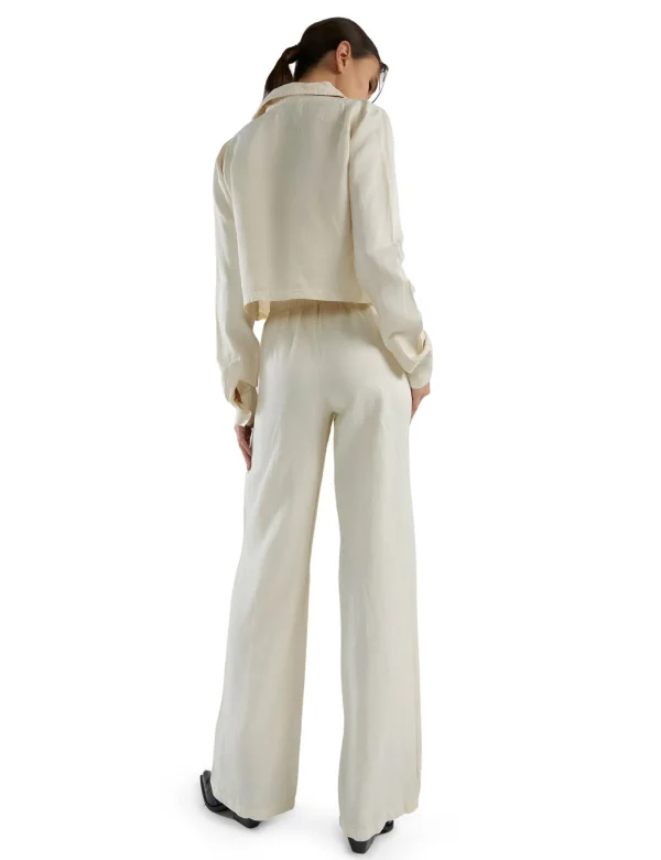 Sale LES TIEN Jill Puddle Pant Ivory