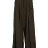Hot LES TIEN Julia Pleated Palazzo Pant Forest