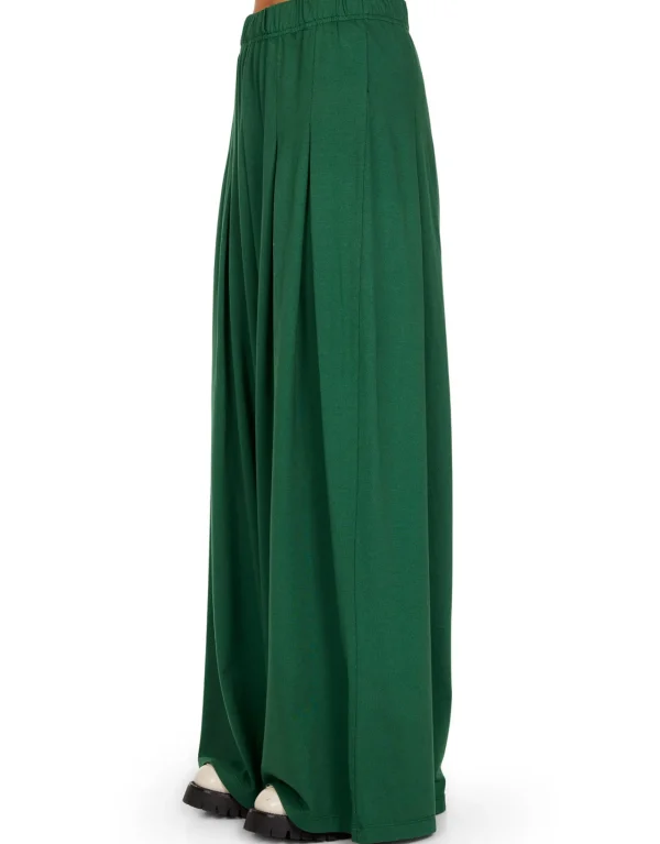 Clearance LES TIEN Julia Pleated Palazzo Pant Verde