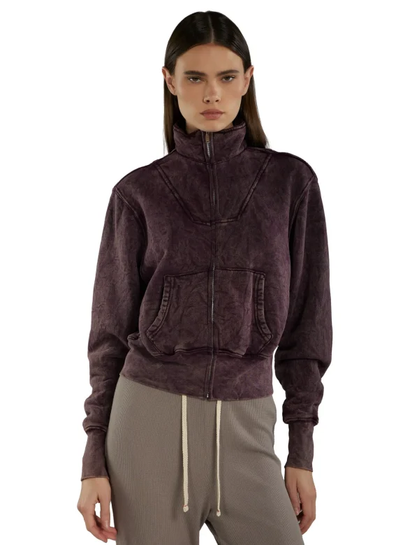 New LES TIEN Kathy Yacht Zip Up Fig Mineral