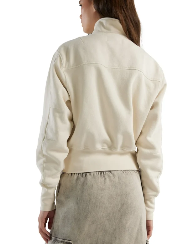 Clearance LES TIEN Kathy Yacht Zip Up Ivory