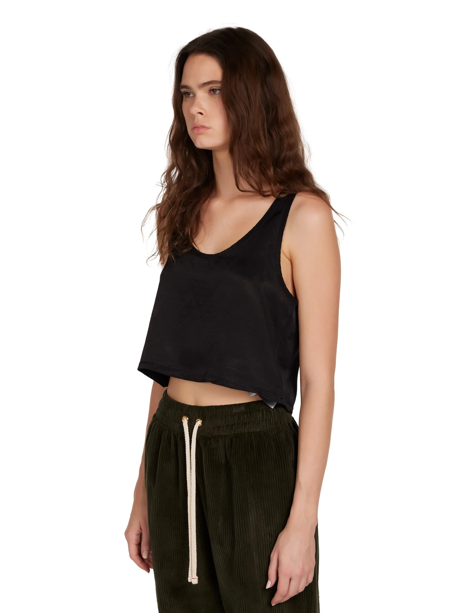 kerry_crop_tank_2-4.webp Clearance LES TIEN Kerry Crop Tank Jet Black