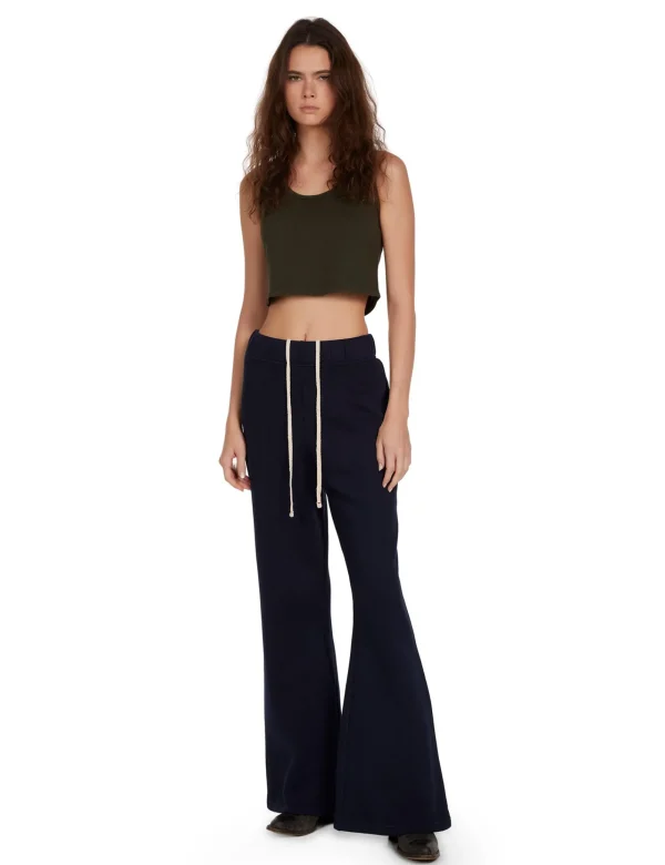 New LES TIEN Kerry Crop Tank Forest