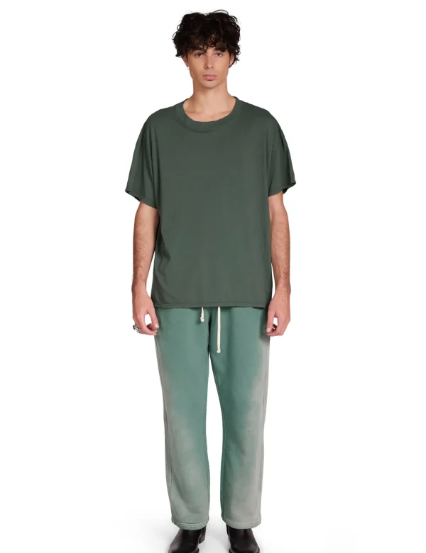 Best LES TIEN Lightweight Oversized Tee Dark Moss