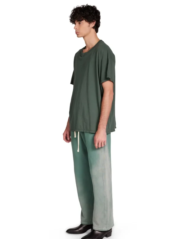 Best LES TIEN Lightweight Oversized Tee Dark Moss