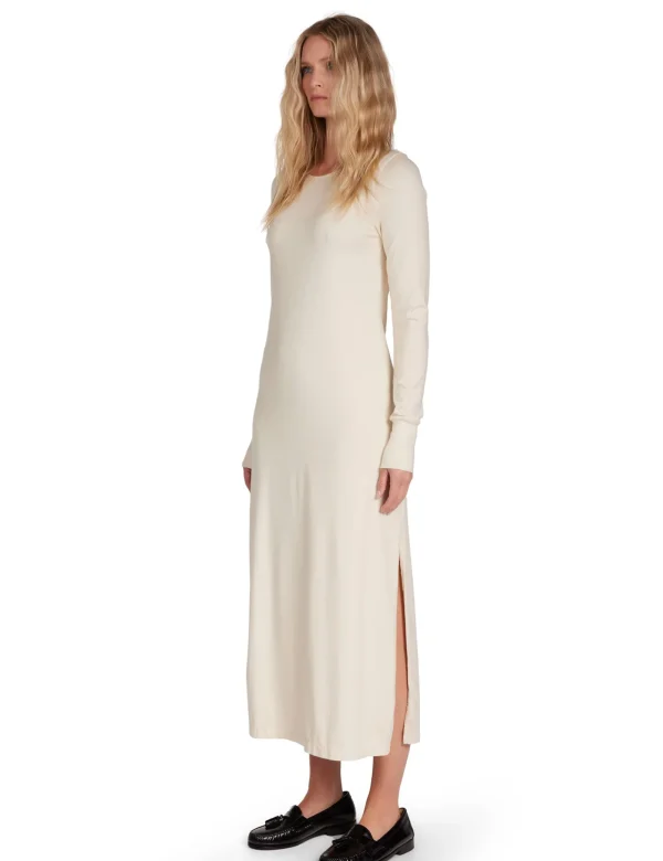 Discount LES TIEN Lily Long Sleeve Dress Ivory