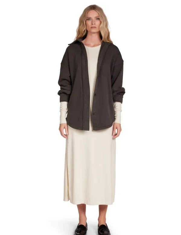Discount LES TIEN Lily Long Sleeve Dress Ivory