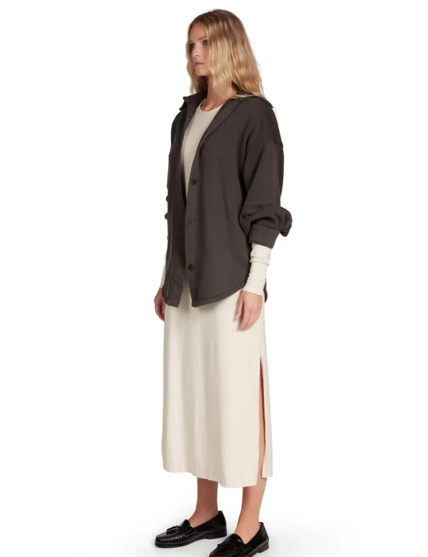 Discount LES TIEN Lily Long Sleeve Dress Ivory