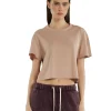 Outlet LES TIEN May Crop Tee Mauve