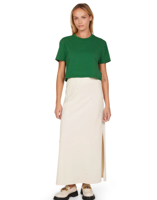 Online LES TIEN May Crop Tee Verde