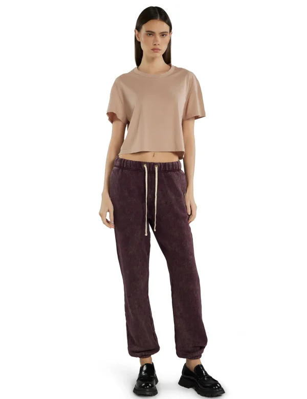 Outlet LES TIEN May Crop Tee Mauve