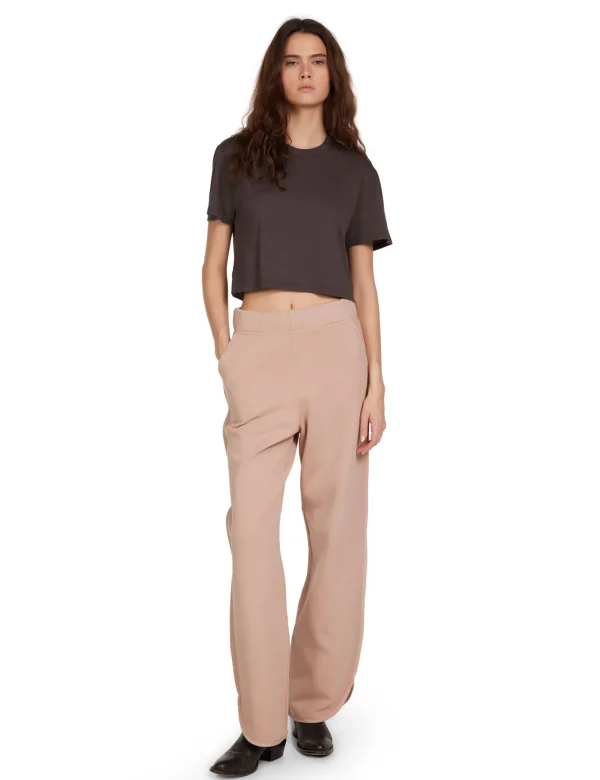 Online LES TIEN May Crop Tee Vintage Black