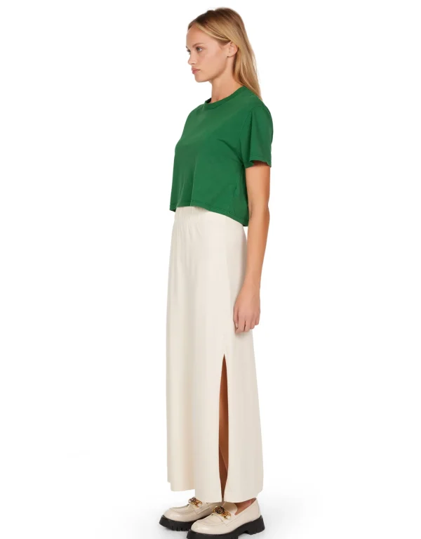 Online LES TIEN May Crop Tee Verde