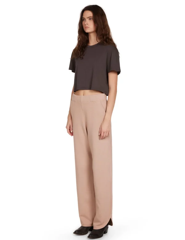 Online LES TIEN May Crop Tee Vintage Black