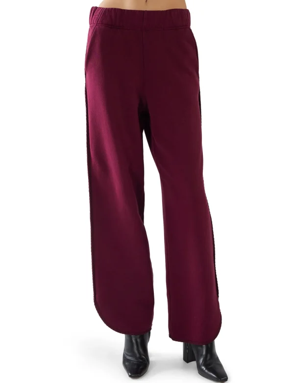 Online LES TIEN Olympia Scallop Pant Bordeaux