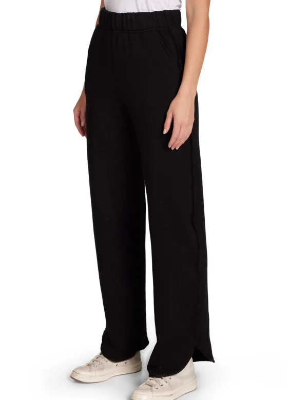 Sale LES TIEN Olympia Scallop Pant Jet Black