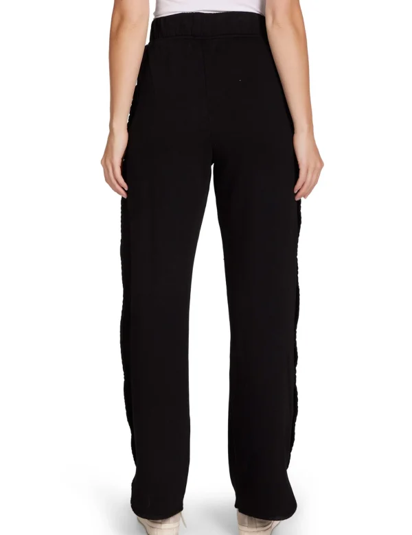 Sale LES TIEN Olympia Scallop Pant Jet Black