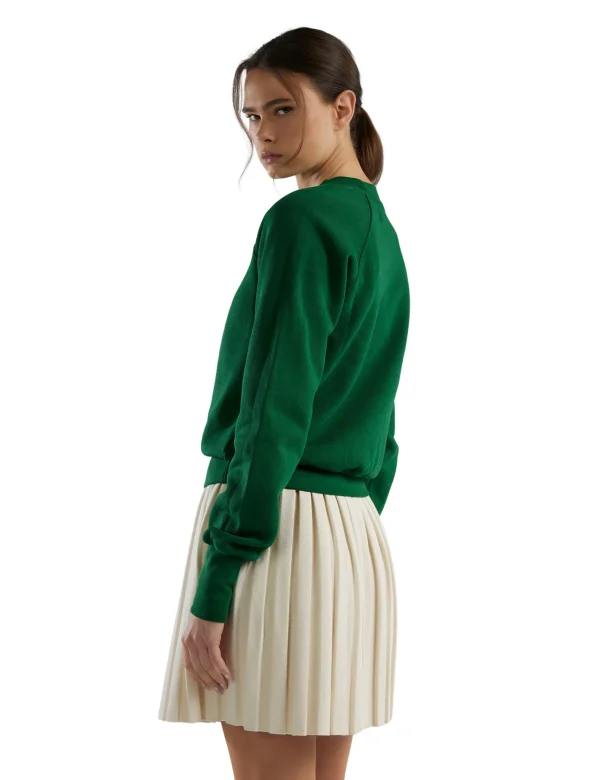 New LES TIEN Paulina Box Pleat Tennis Skirt Ivory