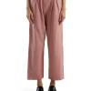 Discount LES TIEN Penny Pleat Front Pant Smoky Rose