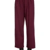 Fashion LES TIEN Penny Pleat Front Pant Bordeaux