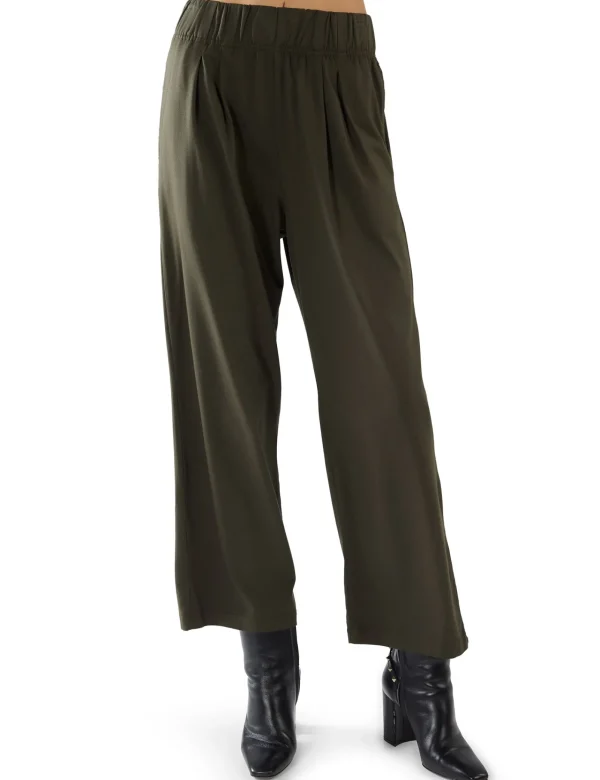 Best LES TIEN Penny Pleat Front Pant Forest