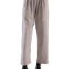 Sale LES TIEN Penny Pleat Front Pant Washed Dove