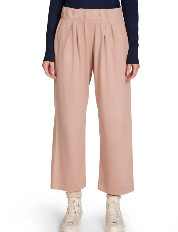 Hot LES TIEN Penny Pleat Front Pant Mauve