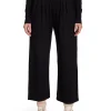 Discount LES TIEN Penny Pleat Front Pant Jet Black