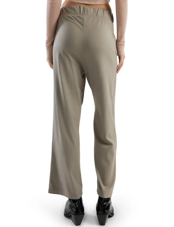 Clearance LES TIEN Penny Pleat Front Pant Dove