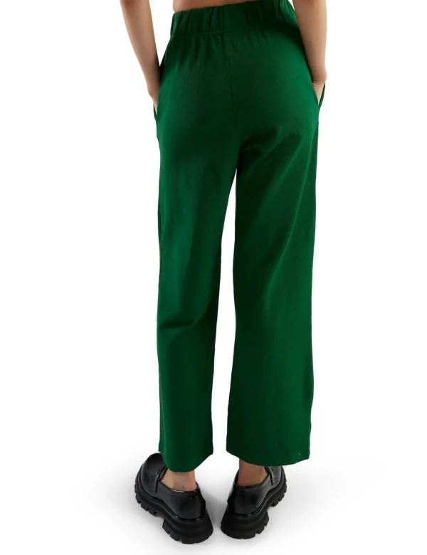 Clearance LES TIEN Penny Pleat Front Pant Verde