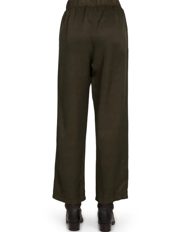 Discount LES TIEN Penny Pleat Front Pant Forest