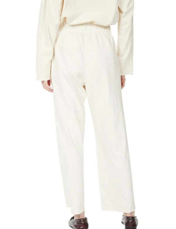 Outlet LES TIEN Penny Pleat Front Pant Ivory