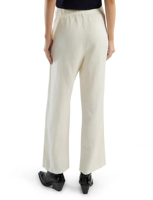 Hot LES TIEN Penny Pleat Front Pant Ivory