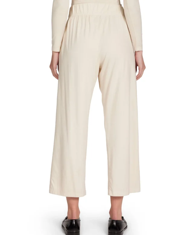 Sale LES TIEN Penny Pleat Front Pant Ivory