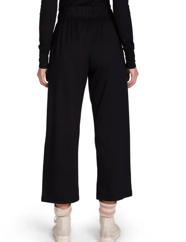 Discount LES TIEN Penny Pleat Front Pant Jet Black