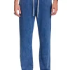 Sale LES TIEN Piqué Classic Pant Acid Blue Opal