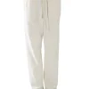Hot LES TIEN Piqué Classic Pant Ivory Stone