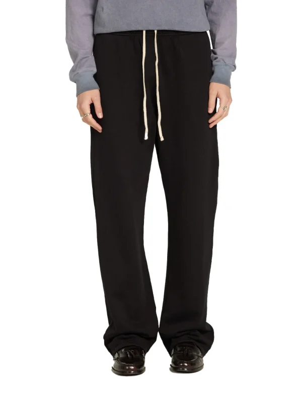 New LES TIEN Piqué Classic Pant Jet Black