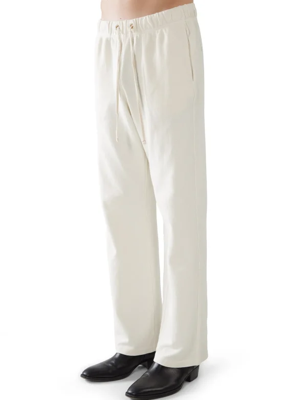 Hot LES TIEN Piqué Classic Pant Ivory Stone