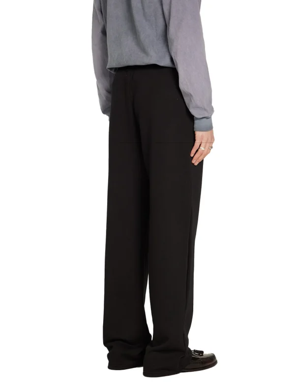 New LES TIEN Piqué Classic Pant Jet Black