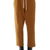 Outlet LES TIEN Piqué Cropped Relaxed Pant Sahara