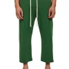 Best LES TIEN Piqué Cropped Relaxed Pant Washed Verde