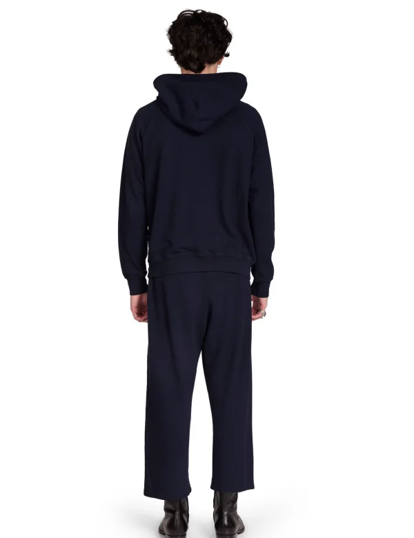 Hot LES TIEN Piqué Cropped Relaxed Pant Navy