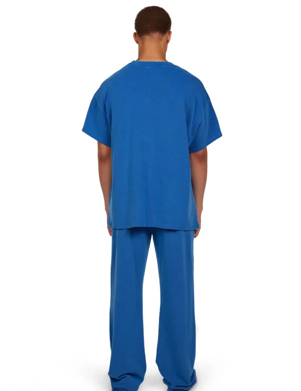 New LES TIEN Piqué Oversized Tee Washed Capri