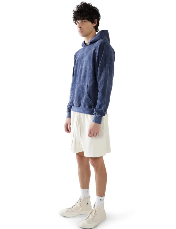 Best LES TIEN Piqué Raglan Hoodie Acid Navy