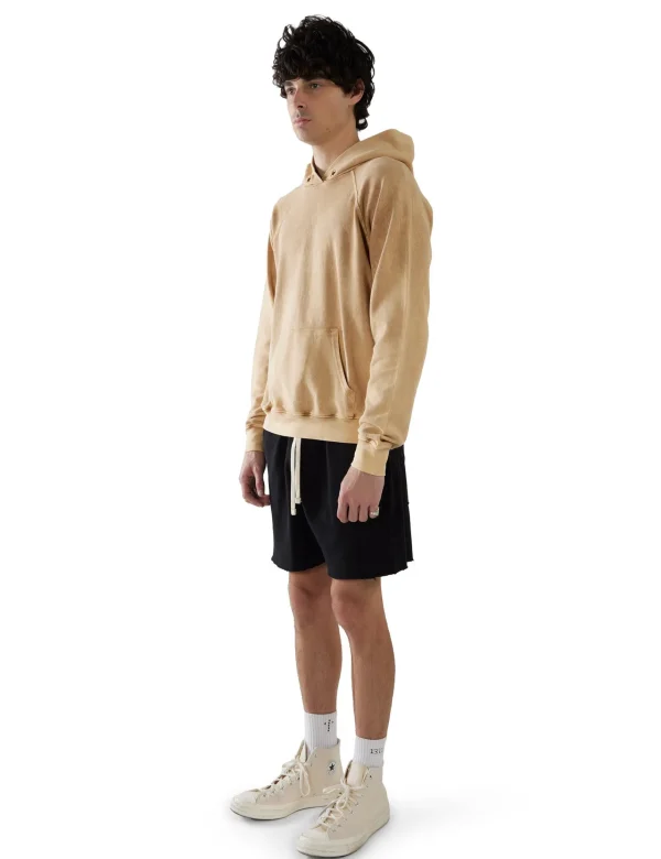 Outlet LES TIEN Piqué Raglan Hoodie Acid Pimento