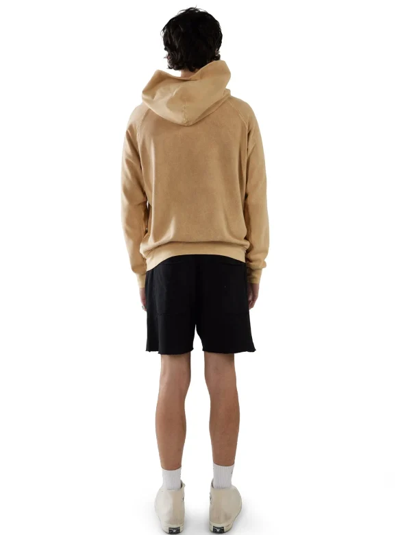 Outlet LES TIEN Piqué Raglan Hoodie Acid Pimento
